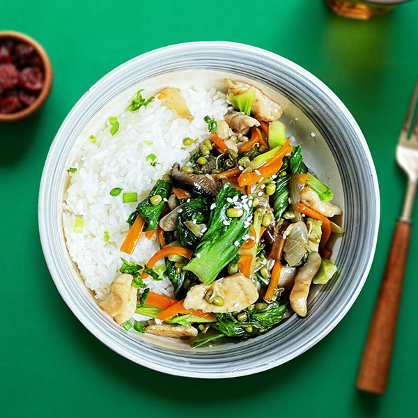 Chicken Mushroom Stir Fry