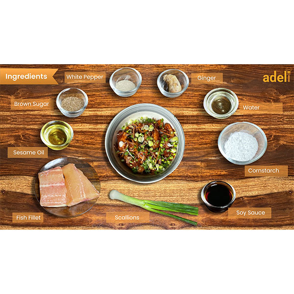 Ginger Soy Fish Fillet adeli